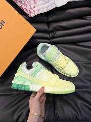 Fortok Louis Vuitton Trainer Sneakers Green - 4