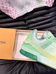 Fortok Louis Vuitton Trainer Sneakers Green - 5