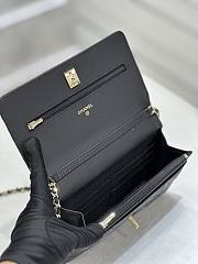 Fortok Chanel 23S Woc Bow Chain Shoulder Bag Black 19x3x12cm - 4