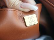 Fortok Chanel 23A Hobo Hippie Bag Caramel 26x25x7.5cm - 2