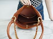 Fortok Chanel 23A Hobo Hippie Bag Caramel 26x25x7.5cm - 4
