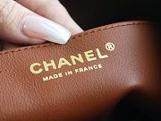 Fortok Chanel 23A Hobo Hippie Bag Caramel 26x25x7.5cm - 6