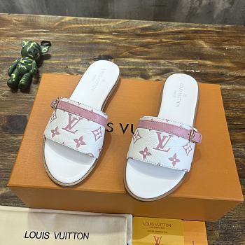 Fortok Louis Vuitton 2023 Slippers White&Pink