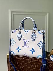 Fortok Louis Vuitton Bythepool Onthego PM Bag Blue M22976 25x19x11.5cm - 1