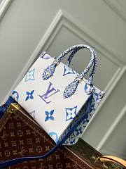 Fortok Louis Vuitton Bythepool Onthego PM Bag Blue M22976 25x19x11.5cm - 5