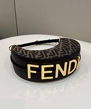 Fortok Fendi Small Fendigraphy Small Hobo Bag Brown 29x24.5x10cm - 3