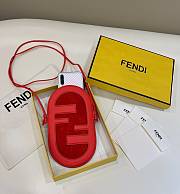 Fortok Fendi O’Lock Phone Pouch Red 22×1×13.5cm - 1