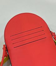 Fortok Fendi O’Lock Phone Pouch Red 22×1×13.5cm - 3