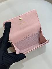 Fortok Chanel 23S Card Holder Pink Diamond Buckle 11x8.5x3cm - 2