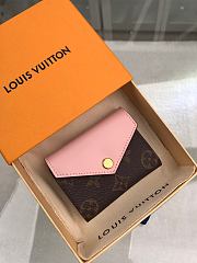 Fortok Louis Vuitton Zoé Wallet Pink M62933 9.5x7.5x3cm - 1