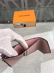 Fortok Louis Vuitton Zoé Wallet Pink M62933 9.5x7.5x3cm - 4