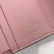 Fortok Louis Vuitton Zoé Wallet Pink M62933 9.5x7.5x3cm - 3