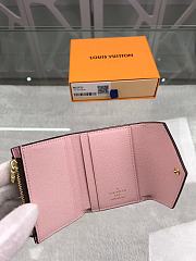 Fortok Louis Vuitton Zoé Wallet Pink M62933 9.5x7.5x3cm - 2