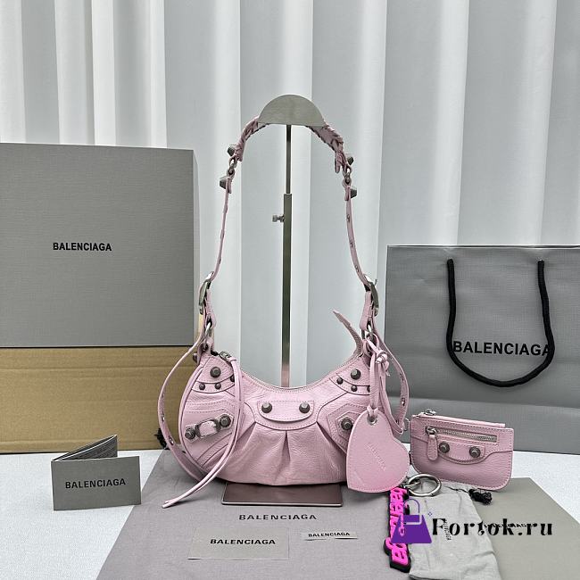 Fortok Balenciaga Le Cagole Shoulder Bag Light Pink 26x16x10cm - 1