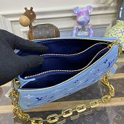Fortok Louis Vuitton Bythepool Coussin BB Bag Blue M22953 26x20x12cm - 4