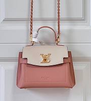 Fortok Louis Vuitton LockMe Ever Mini Bag Pink/White M22626 23x17x10cm - 1