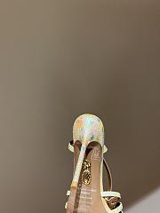 Fortok Aquazzura Stardust Sandals 105 Yellow - 3