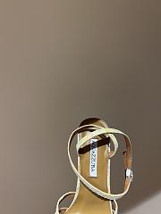 Fortok Aquazzura Stardust Sandals 105 Yellow - 2