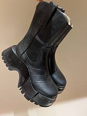 Fortok Louis Vuitton 2023 Thick-soled British Boots Black - 2