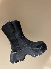 Fortok Louis Vuitton 2023 Thick-soled British Boots Black - 4
