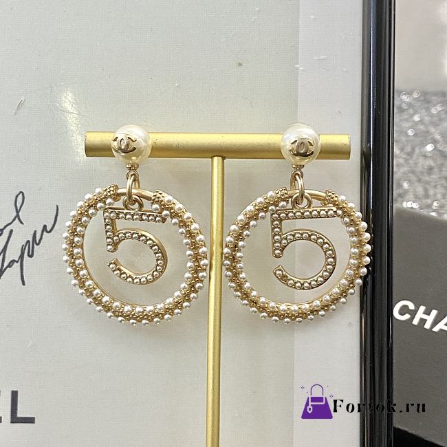 Fortok Chanel Earrings E3107    - 1