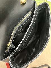 Fortok Gucci Black Blondie Top Handle Bag 29x22x7cm - 4