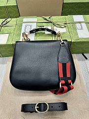 Fortok Gucci Black Blondie Top Handle Bag 29x22x7cm - 6