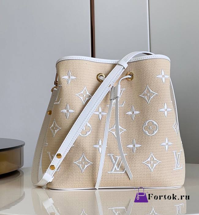 Fortok Louis Vuitton Bythepool Néonoé MM Bag Beige M22852 26x26x17.5cm - 1
