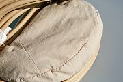 Fortok Bottega Veneta Nappa Mini Tubular Double Knot Bag Beige - 2
