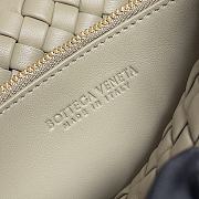 Fortok Bottega Veneta Cobble Shoulder Bag Travertine 26x13x22.5cm - 6