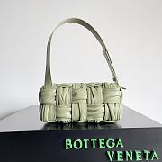 Fortok Bottega Veneta Small Cassette Bag Travertine 25x12x12cm - 1