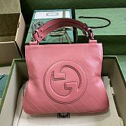 Fortok Gucci Blondie Small Tote Bag Pink 24x30x6cm - 1