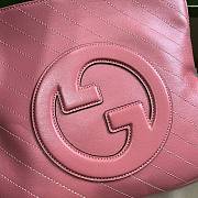 Fortok Gucci Blondie Small Tote Bag Pink 24x30x6cm - 5