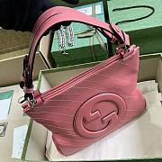 Fortok Gucci Blondie Small Tote Bag Pink 24x30x6cm - 6