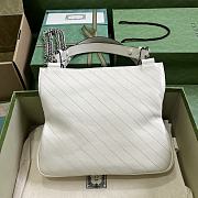 Fortok Gucci Blondie Small Tote Bag White 24x30x6cm - 4