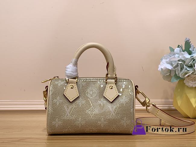 Fortok Louis Vuitton Nano Speedy Bag M82242 16x10x7.5cm  - 1