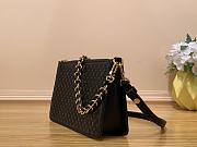 Fortok Louis Vuitton Lexington Pouch Bag Black 21.5x13x5.5cm - 2