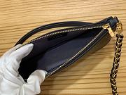 Fortok Louis Vuitton Lexington Pouch Bag Black 21.5x13x5.5cm - 3