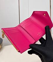 Fortok Louis Vuitton Victorine Wallet Pink 12x9.5x1.5cm - 4