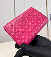 Fortok Louis Vuitton Victorine Wallet Pink 12x9.5x1.5cm - 5