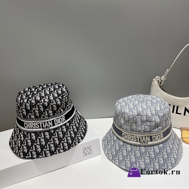 Fortok Dior Bucket Hat Blue/ Light Blue - 1