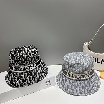 Fortok Dior Bucket Hat Blue/ Light Blue