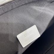 Fortok Dior Bag Gray CD Diamond Canvas & Smooth Calfskin 26x19x4.5cm - 2