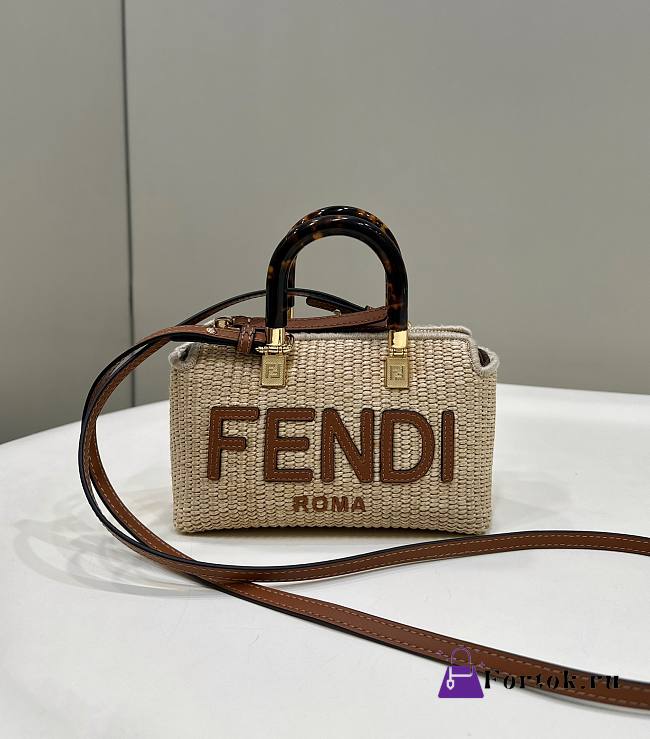 Fortok Fendi By The Way Mini Boston Bag 18x8x12cm - 1