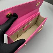 Fortok Jacquemus Le Chiquito Long Bag Pink 21x10x6cm - 4