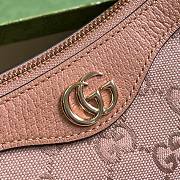 Fortok Gucci Pink Ophidia Small GG Canvas Shoulder Bag 25x15x6.5cm - 4