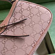 Fortok Gucci Pink Ophidia Small GG Canvas Shoulder Bag 25x15x6.5cm - 6