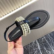Fortok Chanel Pearl Thong Sandals (3 Colors) - 2