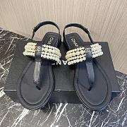 Fortok Chanel Pearl Thong Sandals (3 Colors) - 3
