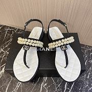 Fortok Chanel Pearl Thong Sandals (3 Colors) - 5